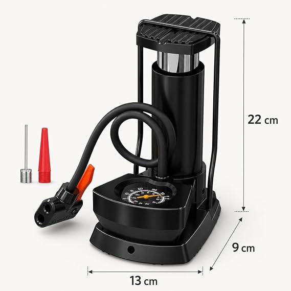 Keep one in your car or home before you actually need it. Stock may be limited, so order your High-Pressure Foot Air Pump today and stay prepared for unexpected inflation needs.