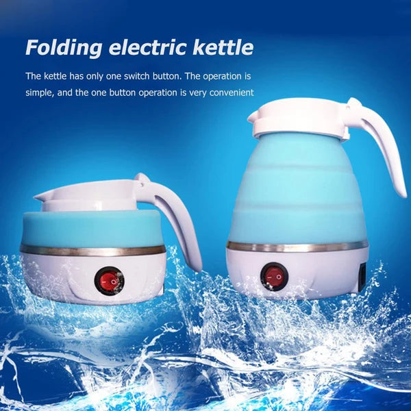 Foldable Electric Kettle – Portable Travel Water Boiler | Compact Electric Kettle for Tea, Coffee & Hot Water