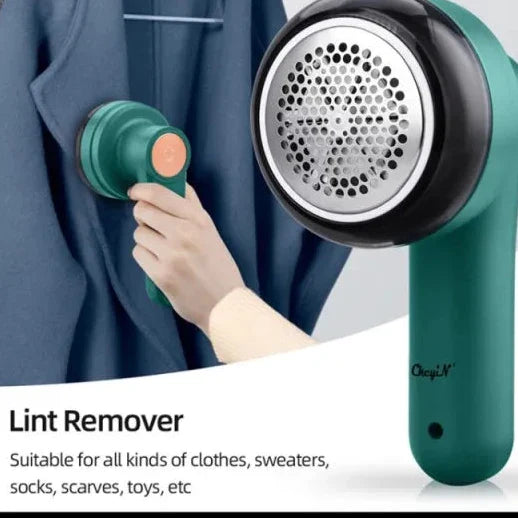 Rechargeable Electric Fabric Lint Remover & Clothes Shaver – USB Wireless Fuzz, Lint & Pill Remover with Extra Blades, Portable Sweater Fabric Shaver, Sokany SK-878