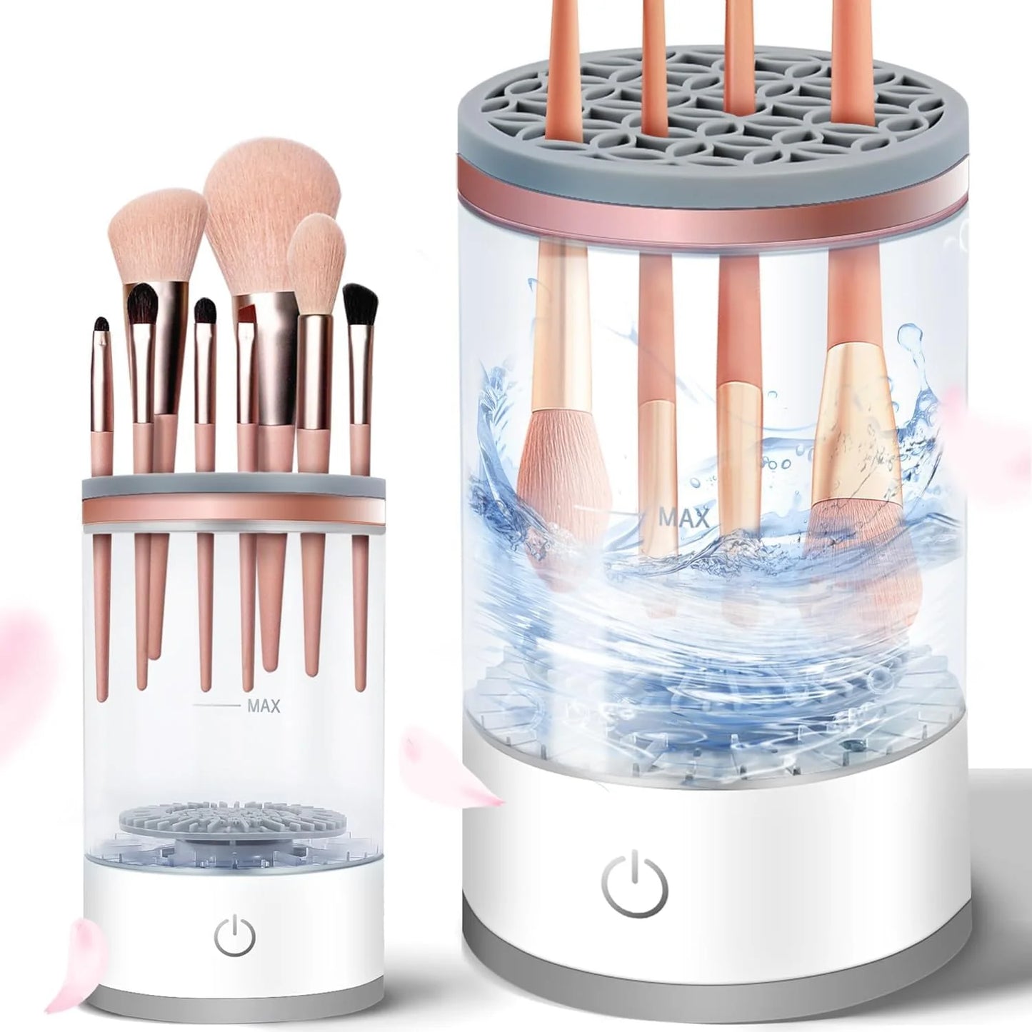 Portable Electric Makeup Brush Cleaner Machine – Automatic Makeup Brush Washing & Cleaning Device, Fast Deep Cleaning Tool for Cosmetic Brushes, Beauty Accessories for Home & Travel