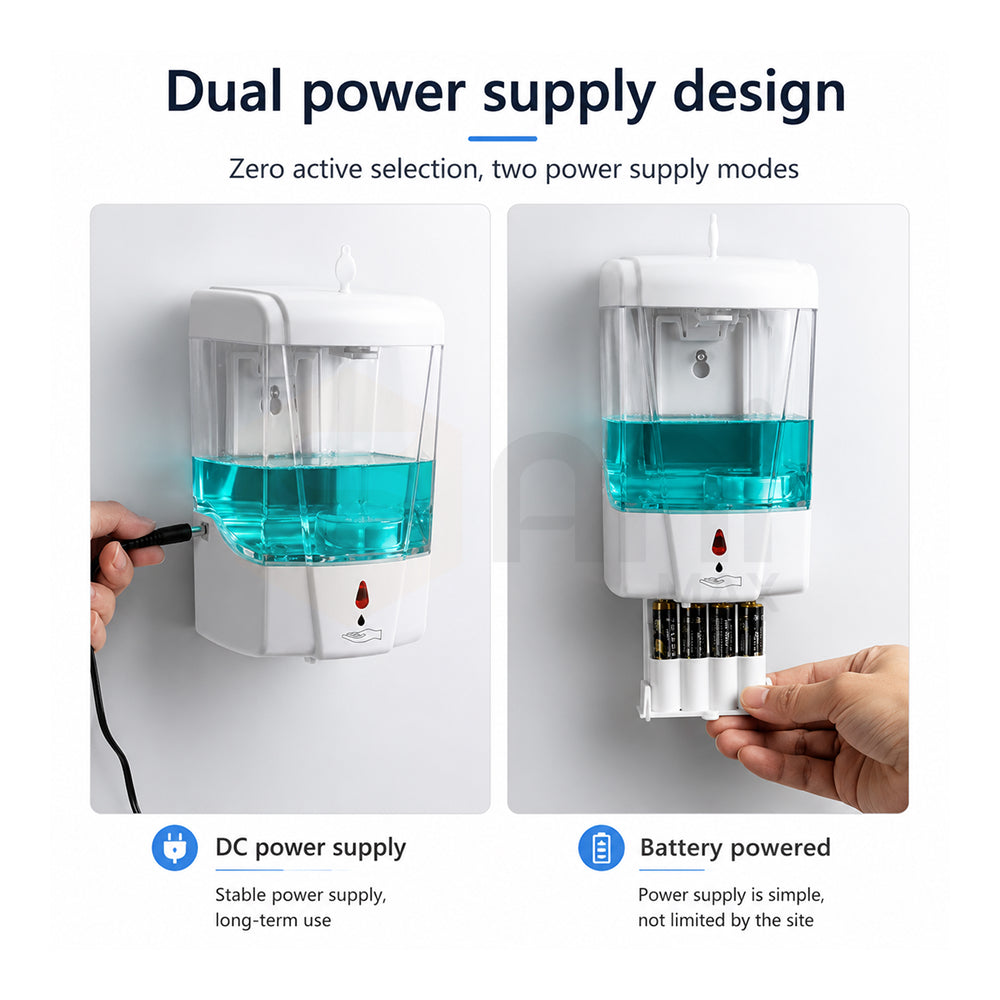 Automatic Soap Dispenser – Touchless Motion Sensor Hand Wash Dispenser, Automatic Liquid Soap Pump for Kitchen & Bathroom