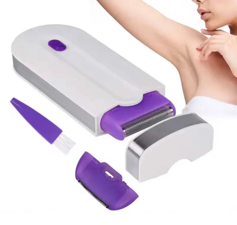 Rechargeable Finishing Touch Hair Remover – Portable Electric Hair Removal Machine for Women, Cordless Facial & Body Hair Remover, Smooth Skin Beauty Grooming Device