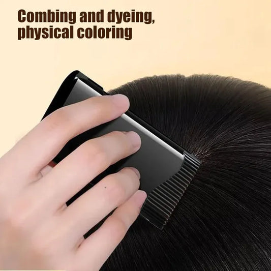 Instant Root Touch Up Hair Color Comb Stick – Quick Gray Hair & Root Coverage, Portable Hairline Concealer for Women & Men