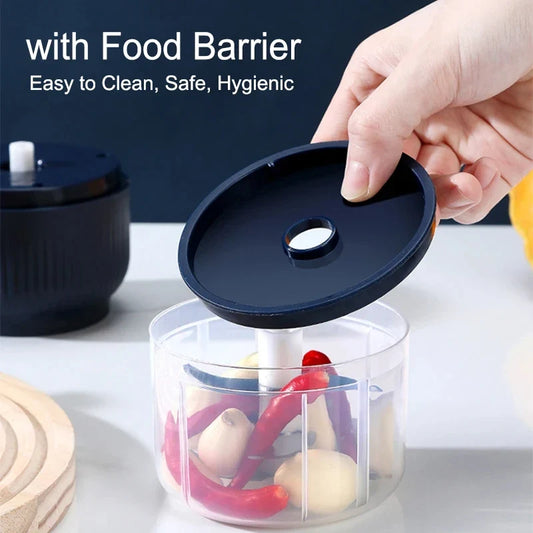 Electric Mini Garlic Chopper 300ML – Cordless USB Rechargeable Food Processor, Vegetable & Onion Cutter, Chili Ginger Mincer, Mini Meat & Food Grinder