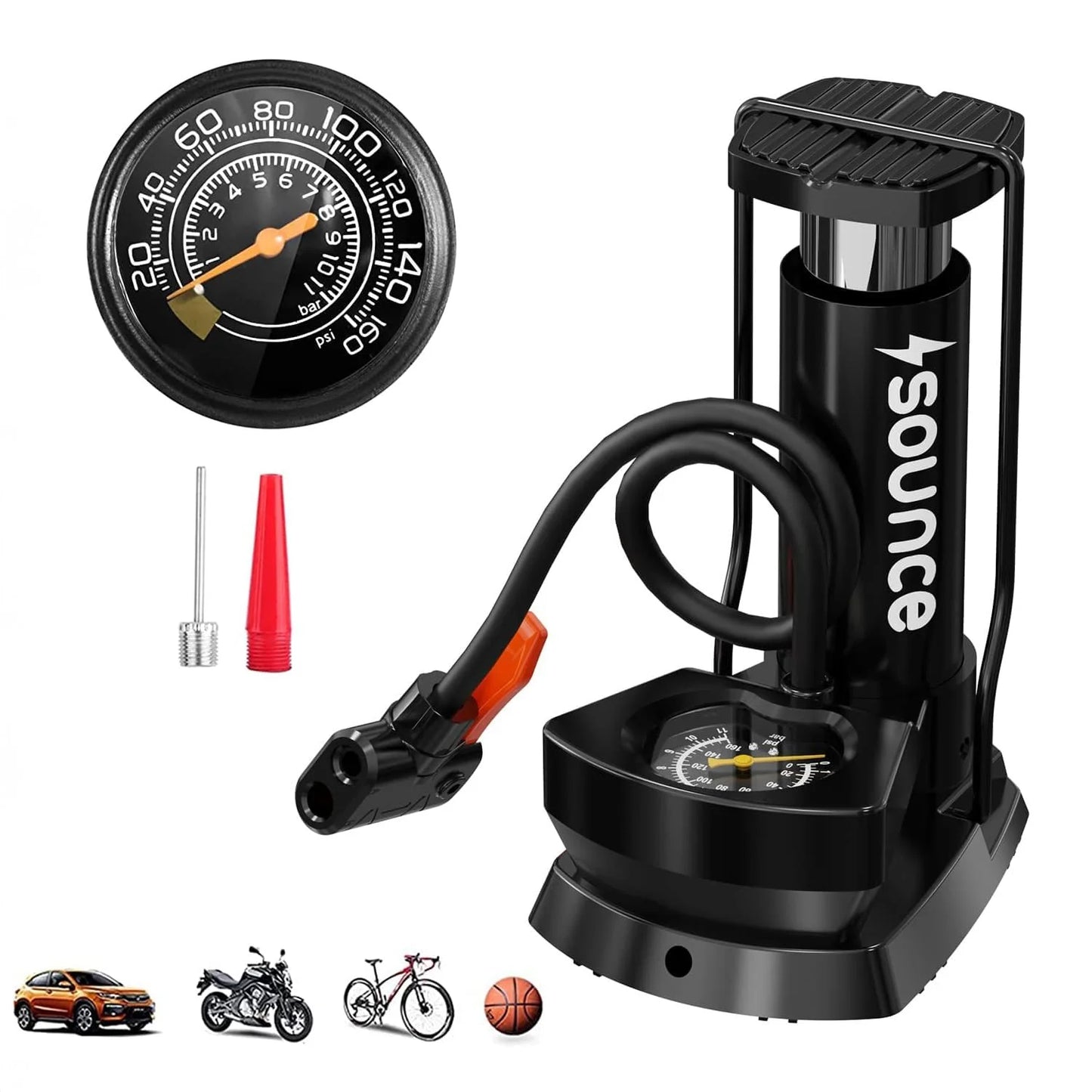 Keep one in your car or home before you actually need it. Stock may be limited, so order your High-Pressure Foot Air Pump today and stay prepared for unexpected inflation needs.