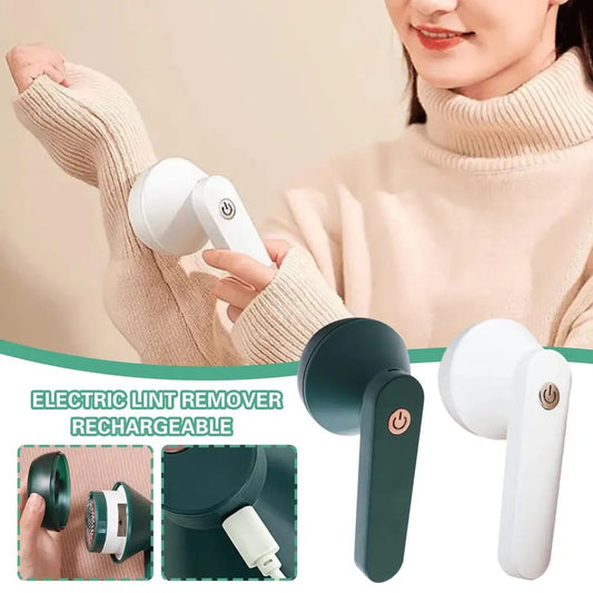 Rechargeable Electric Fabric Lint Remover & Clothes Shaver – USB Wireless Fuzz, Lint & Pill Remover with Extra Blades, Portable Sweater Fabric Shaver, Sokany SK-878