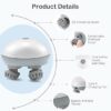 Electric Scalp Massager Rechargeable Head Massager Machine – Cordless Scalp Massage Brush for Relaxation, Self-Care & Stress Relief