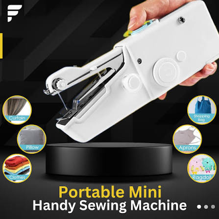 Handheld Sewing Machine Portable Mini Sewing Machine – Cordless Electric Clothes Repair Stitching Machine for Home, Travel & Beginners