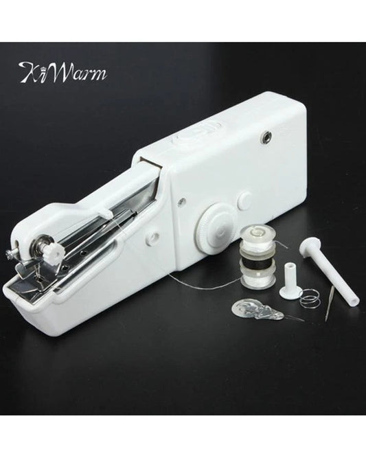 Handheld Sewing Machine Portable Mini Sewing Machine – Cordless Electric Clothes Repair Stitching Machine for Home, Travel & Beginners