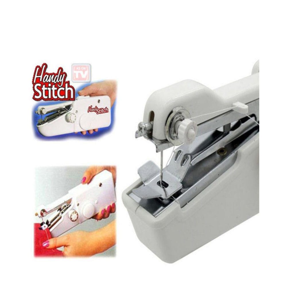 Handheld Sewing Machine Portable Mini Sewing Machine – Cordless Electric Clothes Repair Stitching Machine for Home, Travel & Beginners