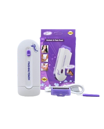 Rechargeable Finishing Touch Hair Remover – Portable Electric Hair Removal Machine for Women, Cordless Facial & Body Hair Remover, Smooth Skin Beauty Grooming Device